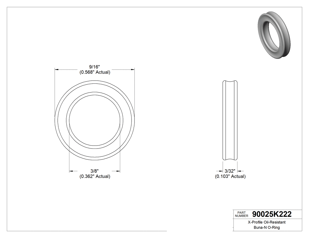 Technical drawing - 90025K222